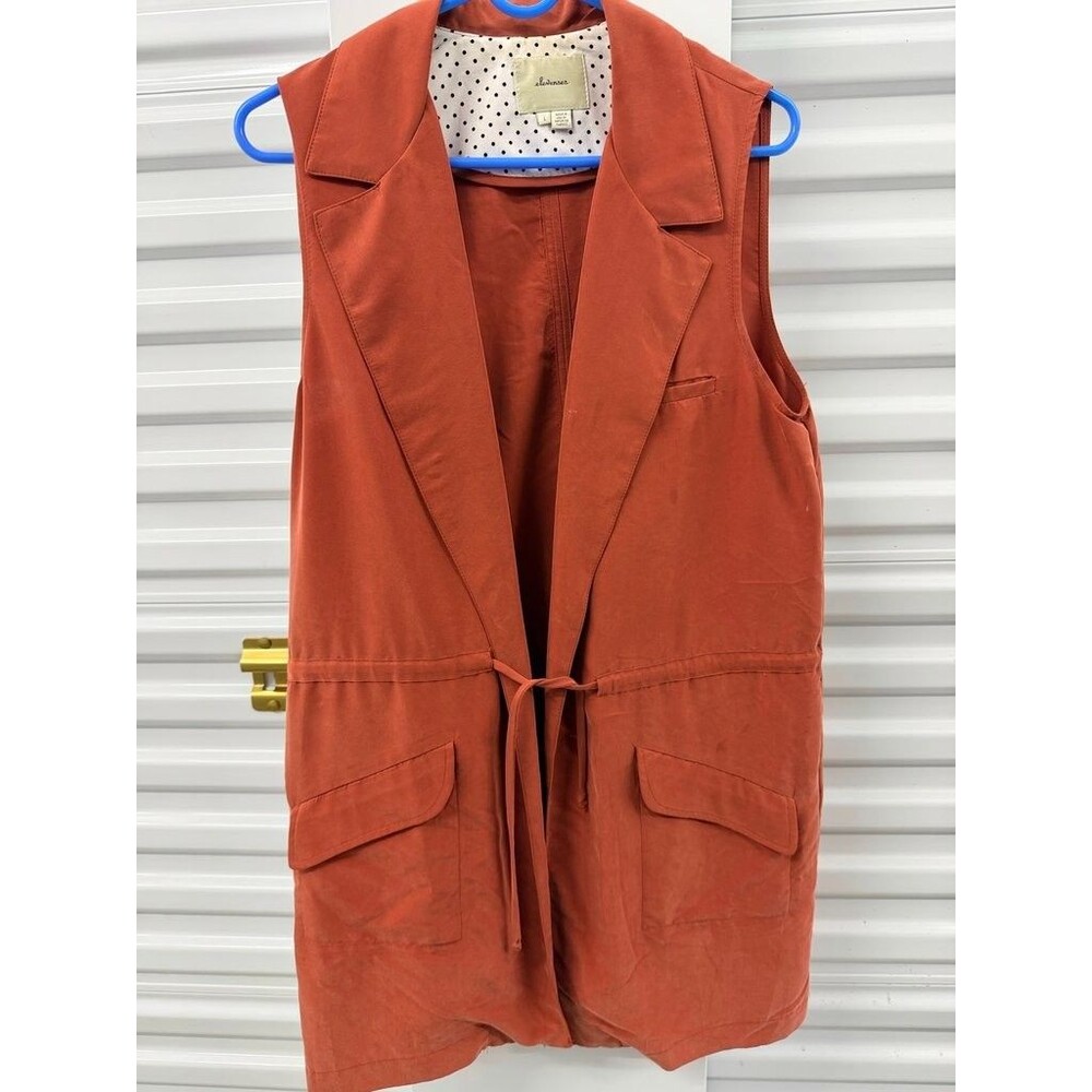 Elevenses Sleeveless Vest with Tie Waist